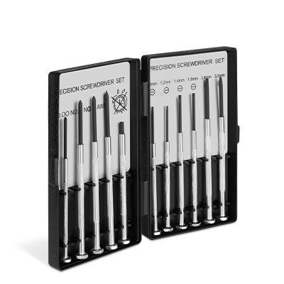 Eurotools Uhrmacher-Schraubendreher Satz, 11 Stück