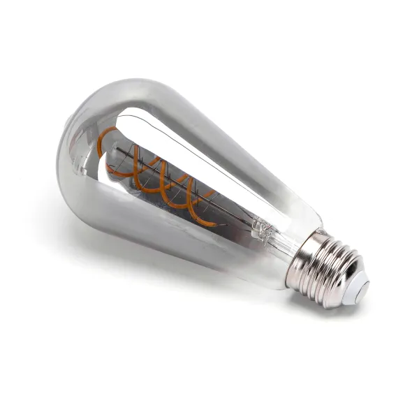 Aigostar LED Rauchglas Filament Lampe ST64 E27 4W