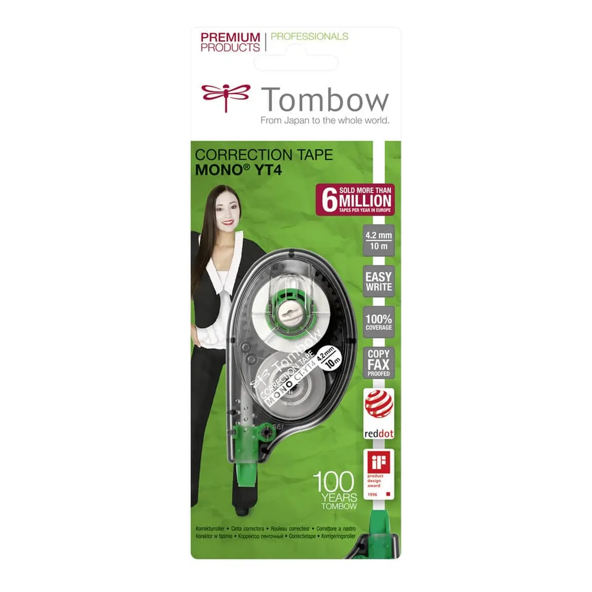 Tombow Korrekturroller MONO - 4,2 mm x 10 m