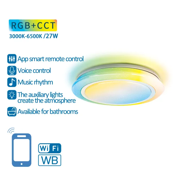 Aigostar Smarte LED Deckenleuchte