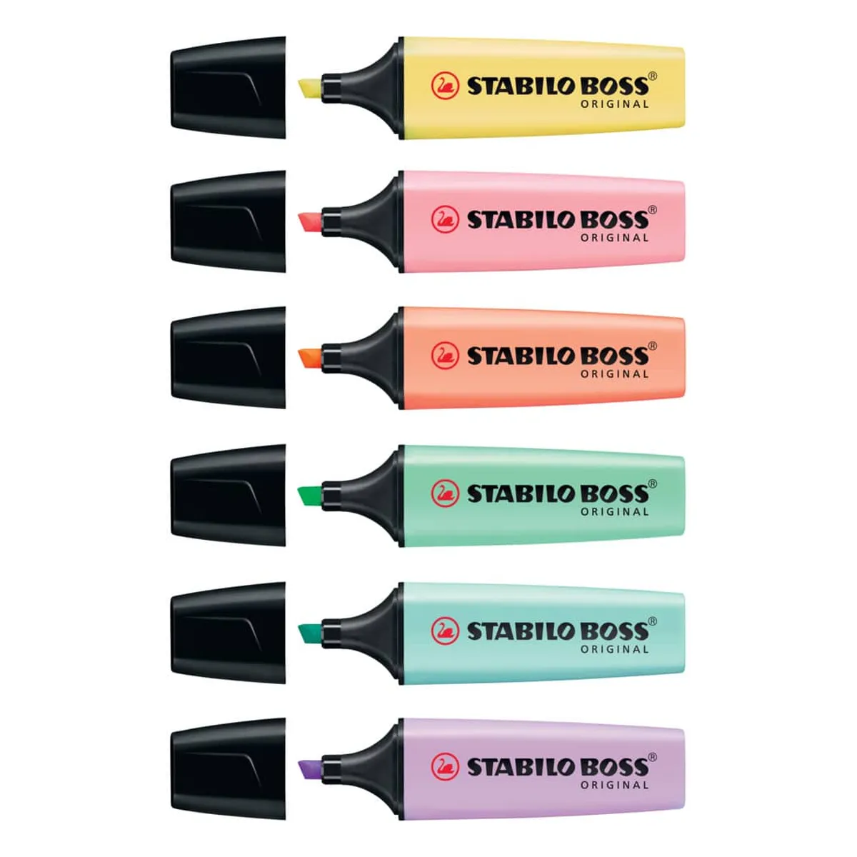Stabilo Textmarker - BOSS ORIGINAL Pastel - Einzelstift - rosiges Rouge