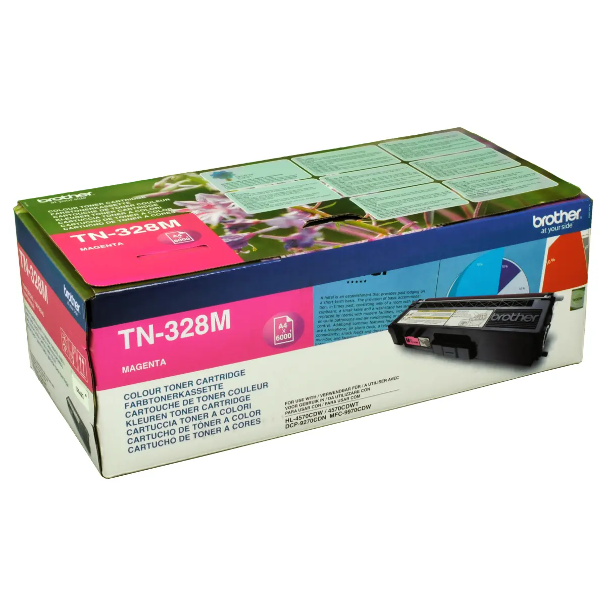 Brother TN-328 M Toner magenta 6.000 Seiten