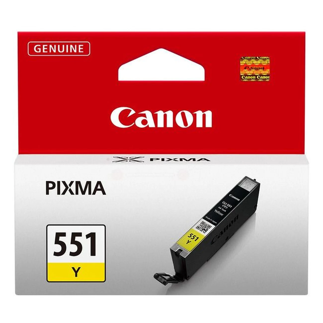 Druckerpatrone Canon CLI-551 Y gelb 7 ml | 344 Seiten (6511B001)