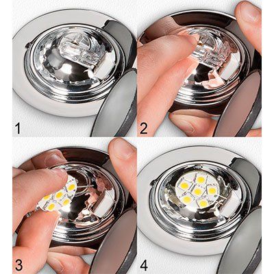 Goobay LED Strahler, 1,5W, Ø 22,5mm