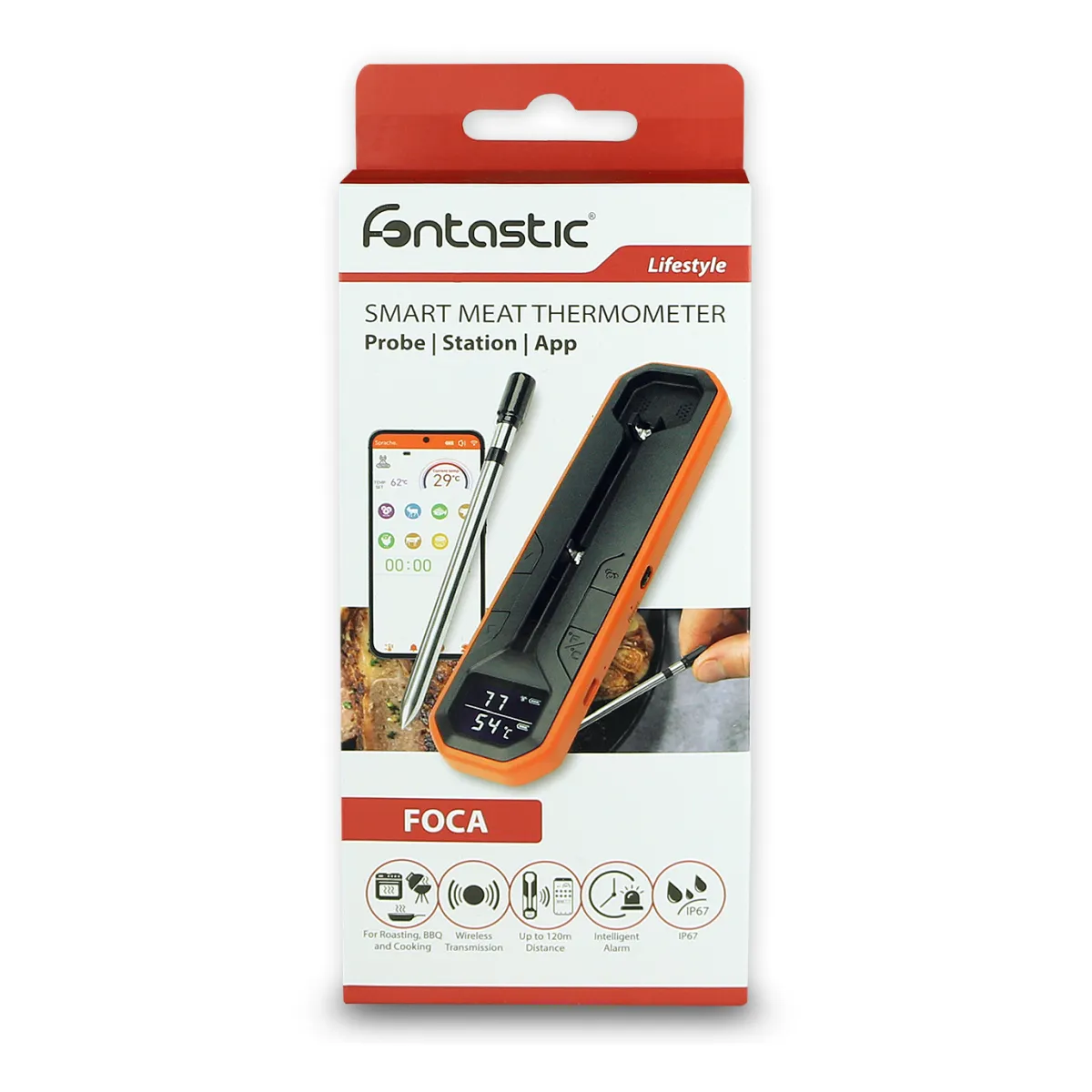 Fontastic Drahtloser Fleischthermometer „Foca“