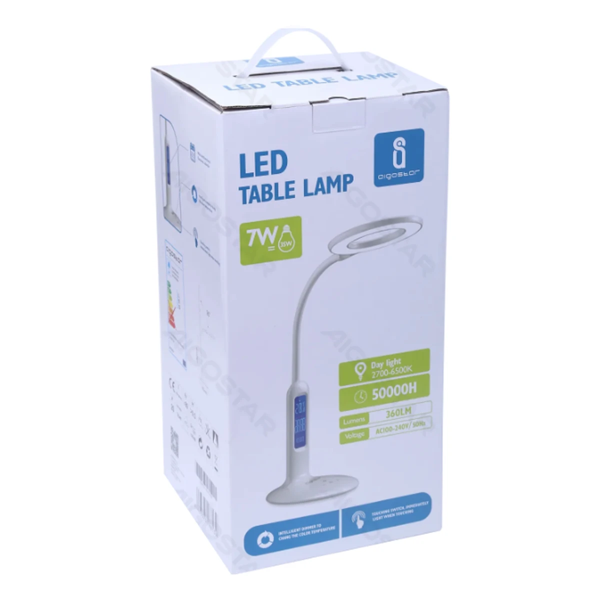 Aigostar LED Schreibtischlampe weiß 7W