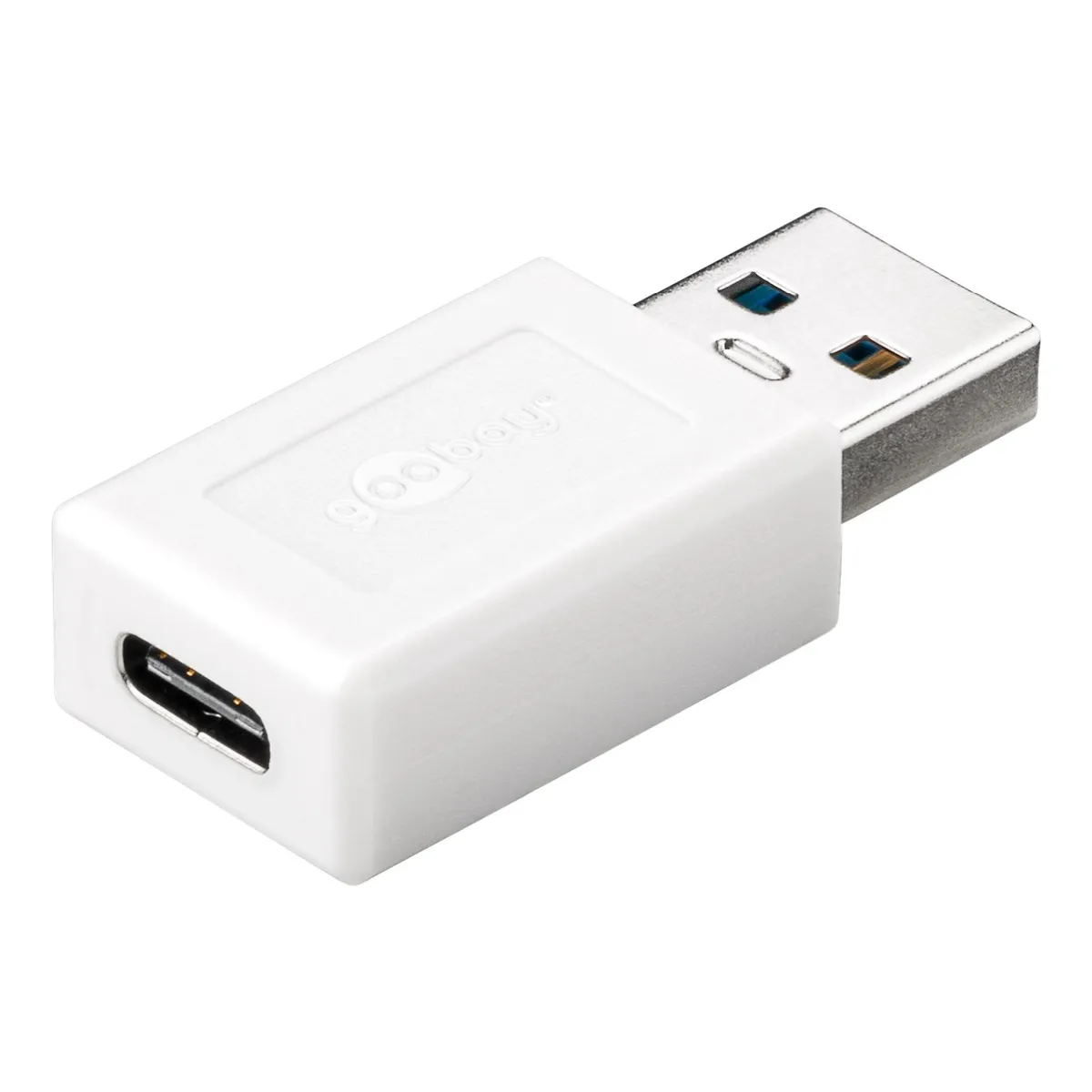 Goobay USB 3.0 SuperSpeed Adapter auf USB-C™, weiß