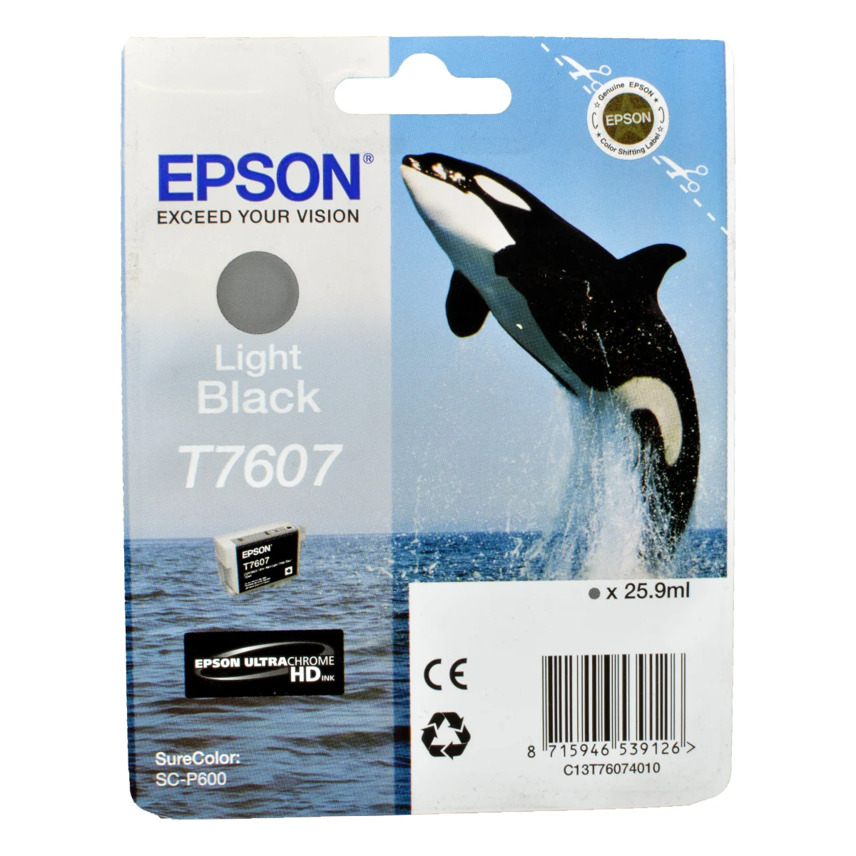 Epson Tinte C13T76074010  Light Black  T7607