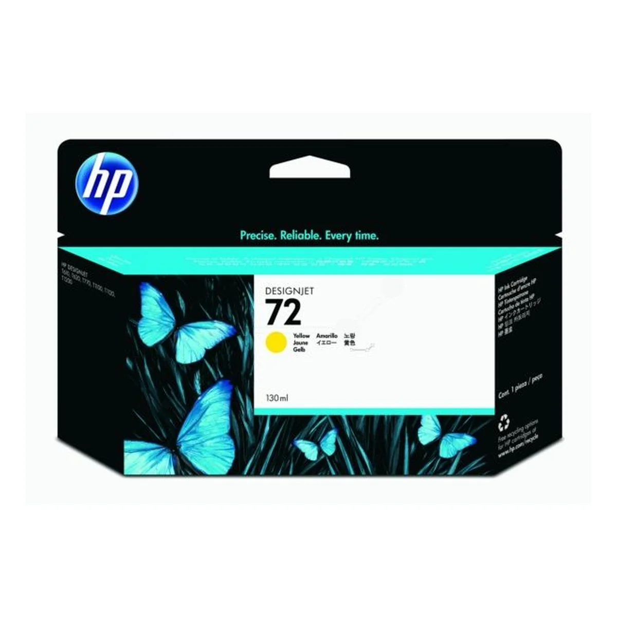Druckerpatrone HP 72 gelb 130 ml (C9373A)