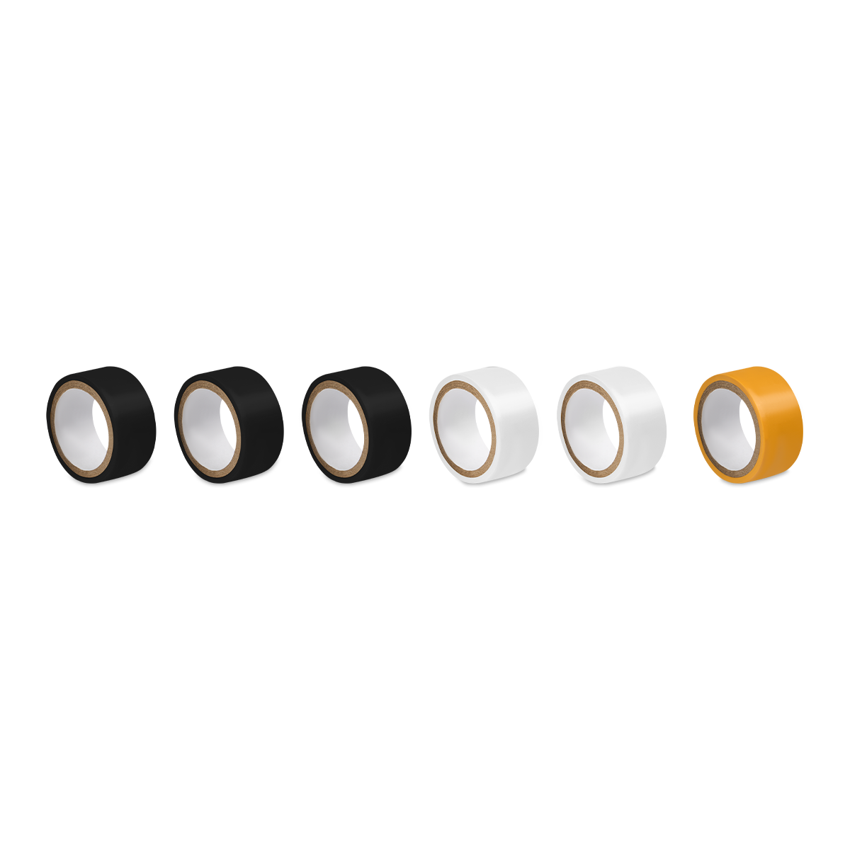 Eurotools PVC Klebeband, 6 Stück