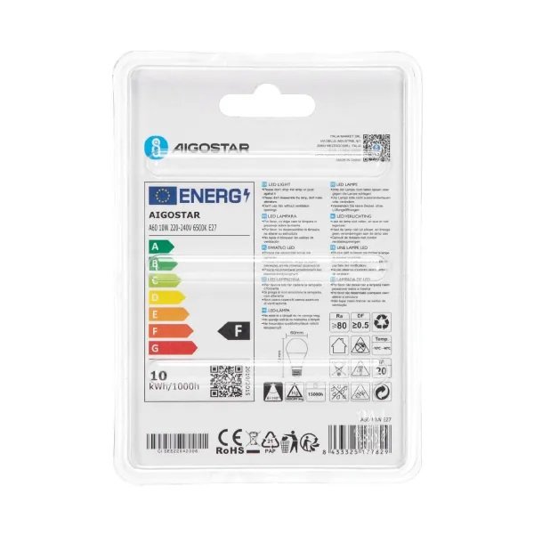 Aigostar LED 'Birne', 10W, E27