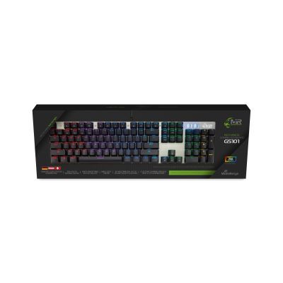 MediaRange Gaming Tastatur, 104 Taste, 14 Farbmodi