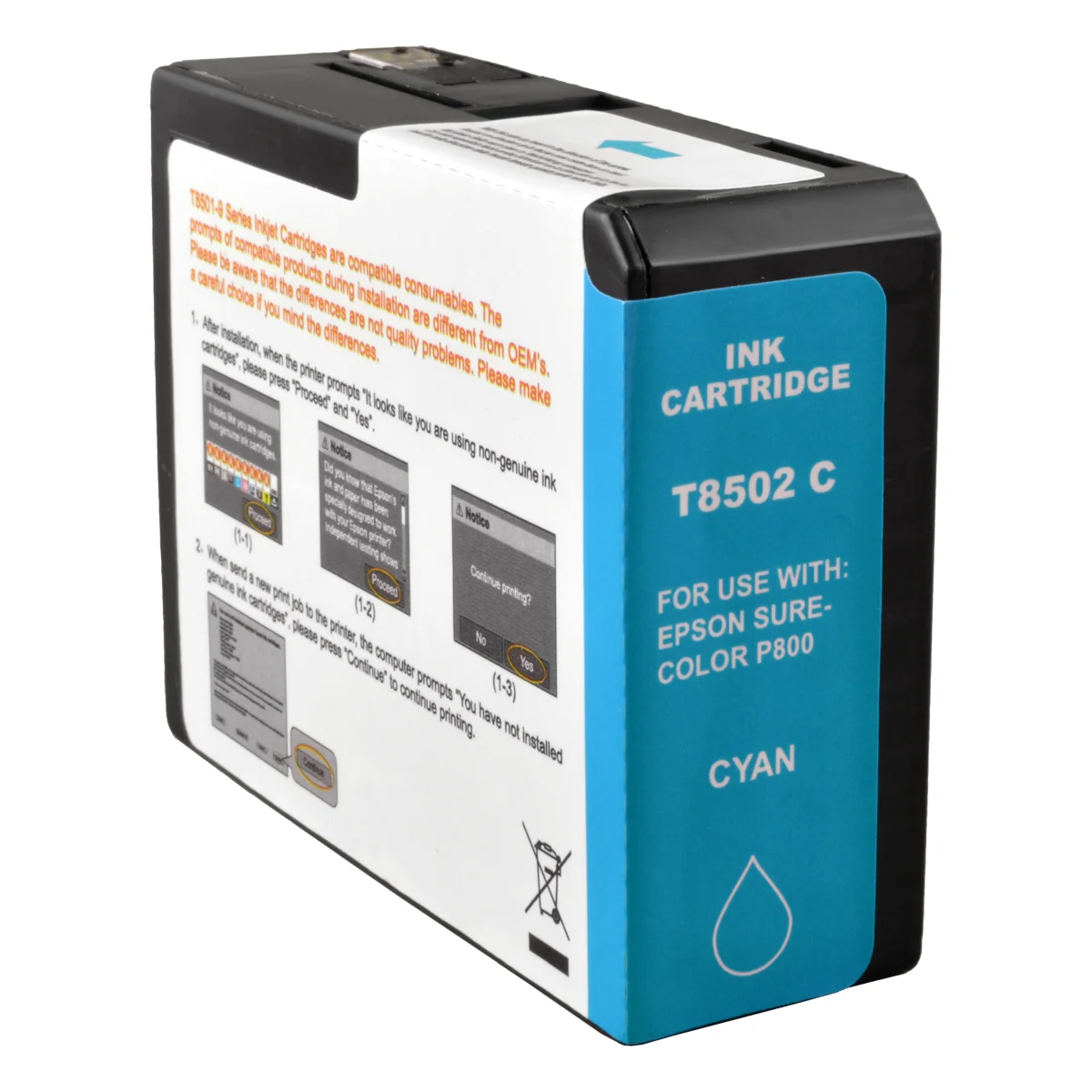 Epson T8502 - alternative Patrone 'cyan' - Digital Revolution