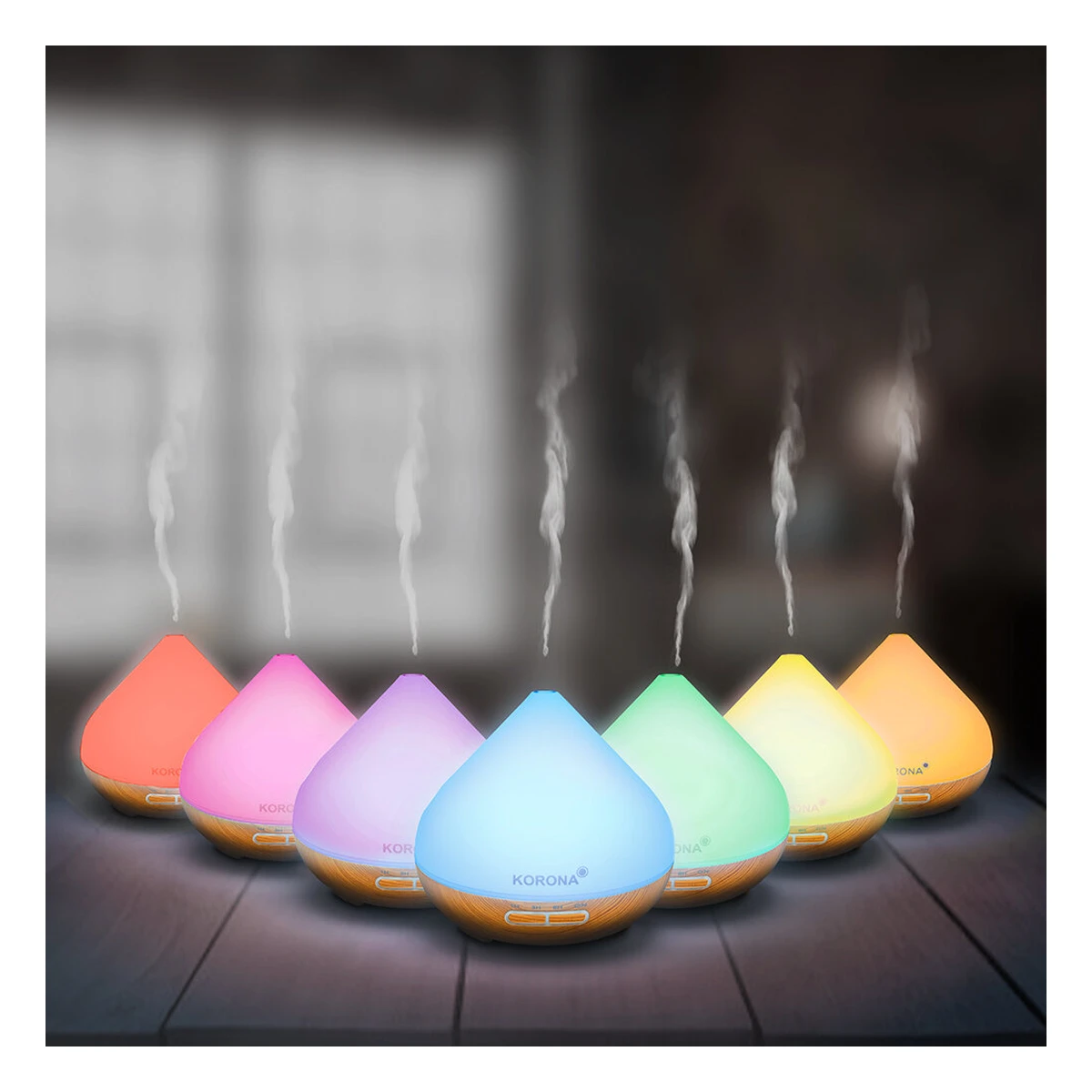 Aroma-Diffuser mit Holzoptik – Luftbefeuchter & Duftspender