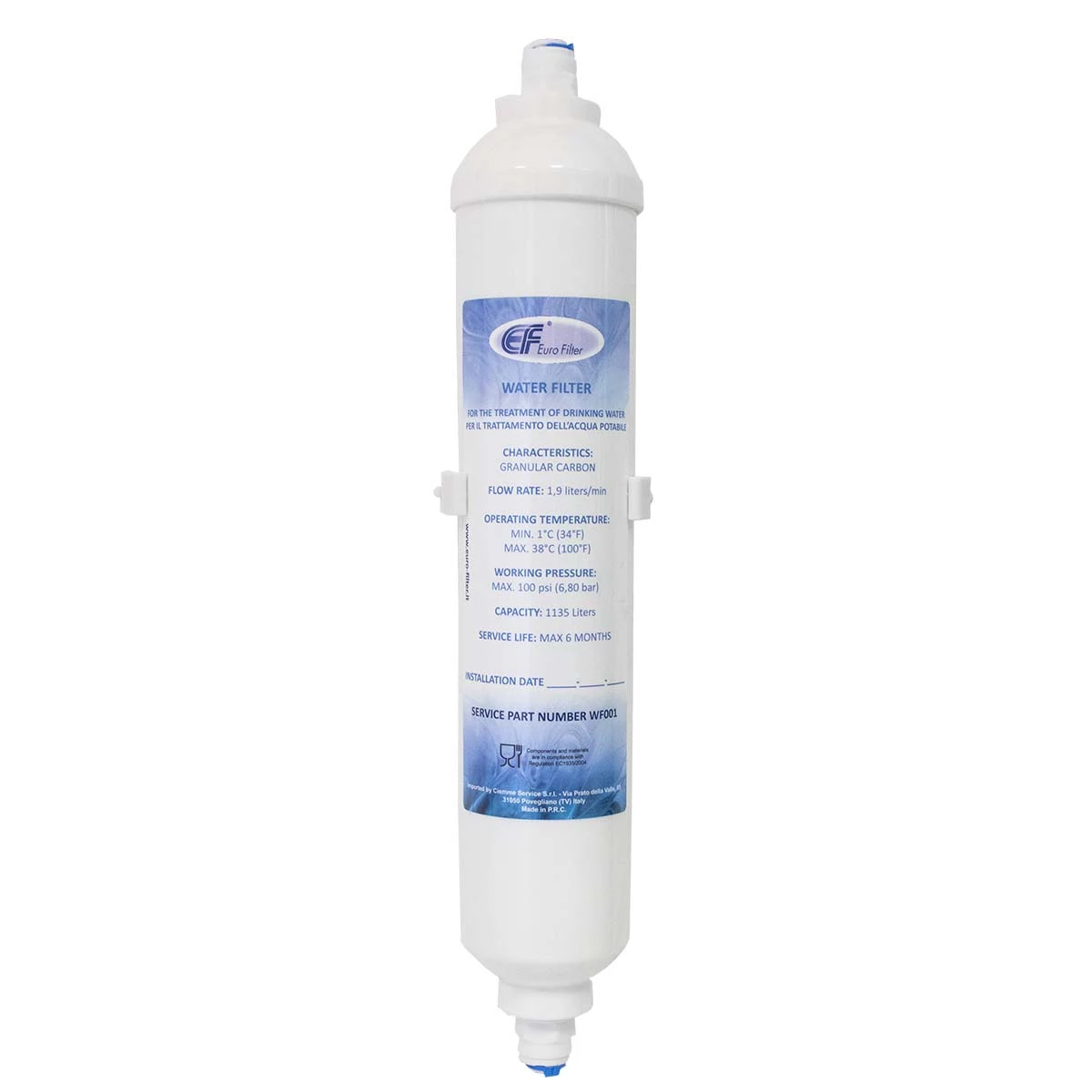 Euro Filter Wasserfilterpatrone für Kühlschrank