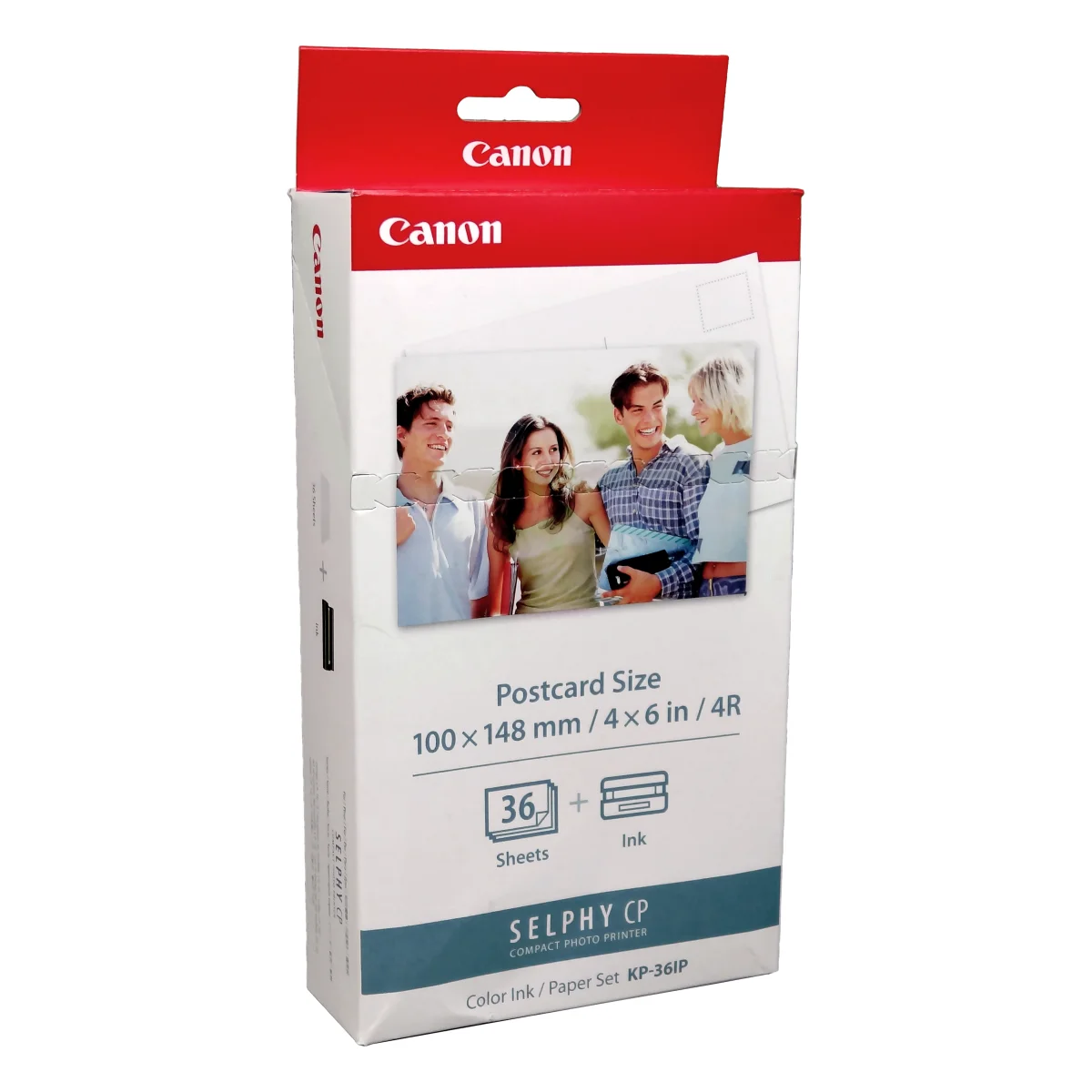 Canon Papier KP-36IP f. CP 100-400  36 Blatt 10 x 15 cm incl. Color Cartridge  7737A001
