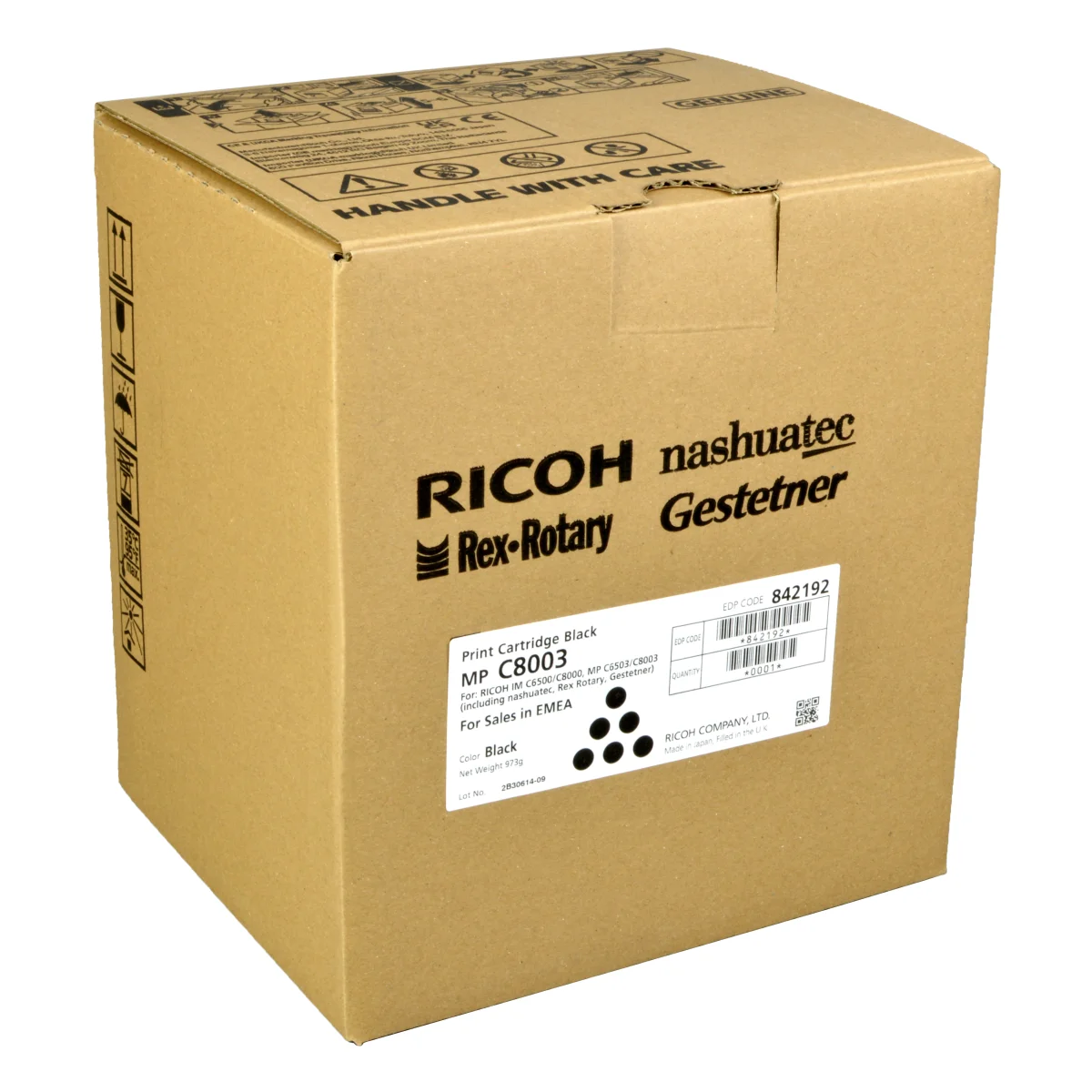 Ricoh Toner 842195  MPC8003  cyan OEM
