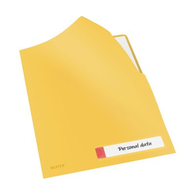 LEITZ Privacy Sichthülle Cosy - A4, PP, gelb matt, Blickdicht, 3 Stück