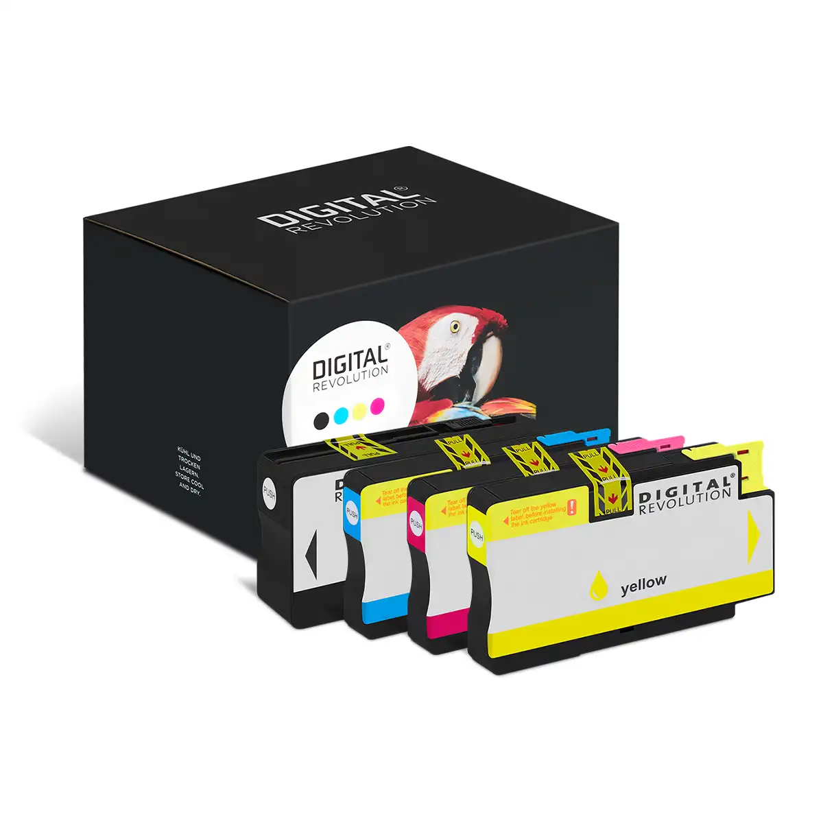HP 932 / 933 - alternative Patrone MultiPack 'schwarz cyan magenta gelb' 82 ml - Digital Revolution