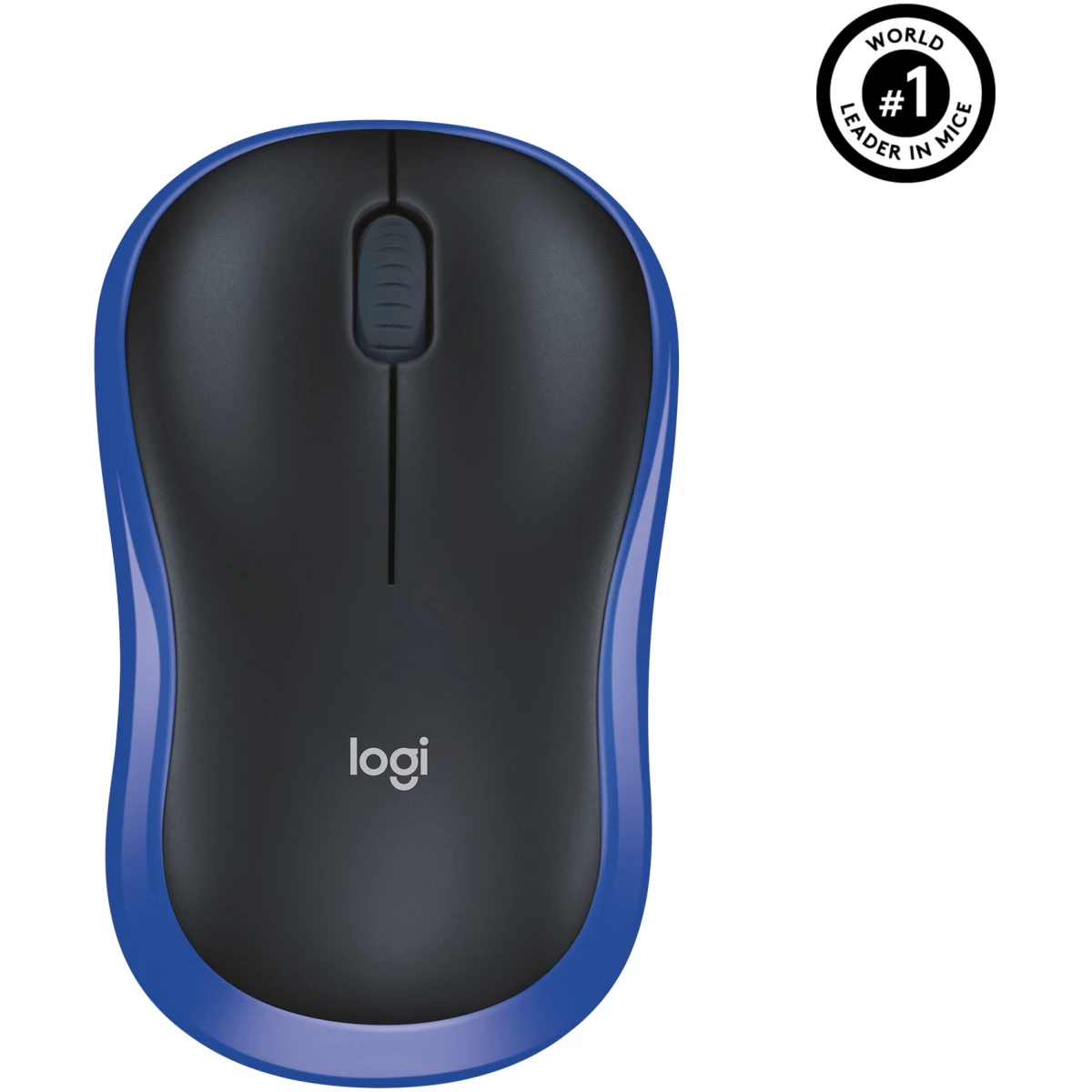 Logitech kabellose Maus M185 blau 2.4 GHz