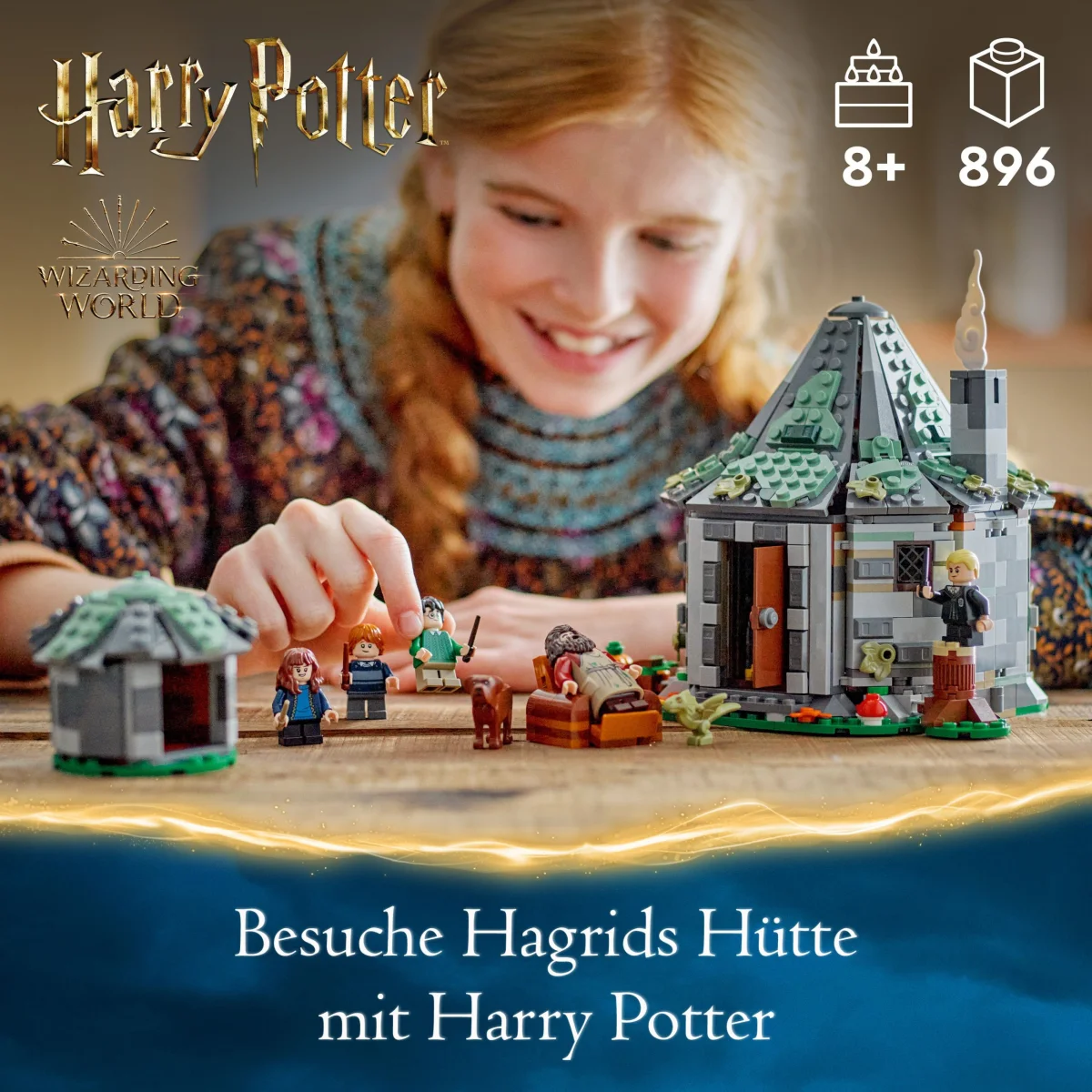 LEGO® Harry Potter Hagrids Hütte: Ein unerwarteter Besuch 76428