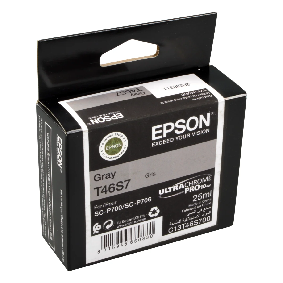 Epson Tinte C13T46S700  T46S7  gray