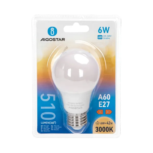 Aigostar LED 'Birne', 6W, E27