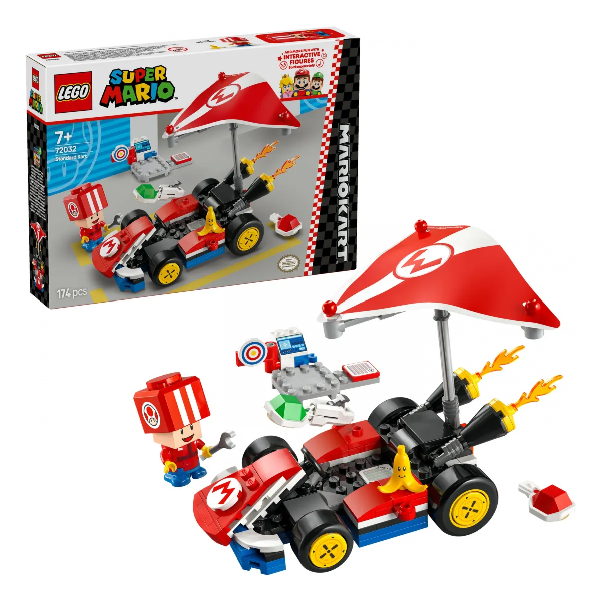 LEGO® Super Mario Mario Kart – Standard–Kart 72032 LEGO® Super Mario Mario Kart – Standard–Kart 72032