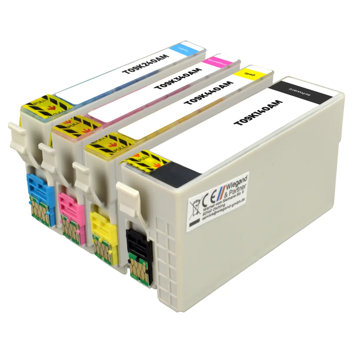 Epson 408L - alternative XL Patronen MultiPack KCMY 142,8 ml | 7.300 Seiten - Digital Revolution