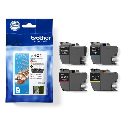 Brother MultiPack 'LC-421' BCMY 800 Seiten
