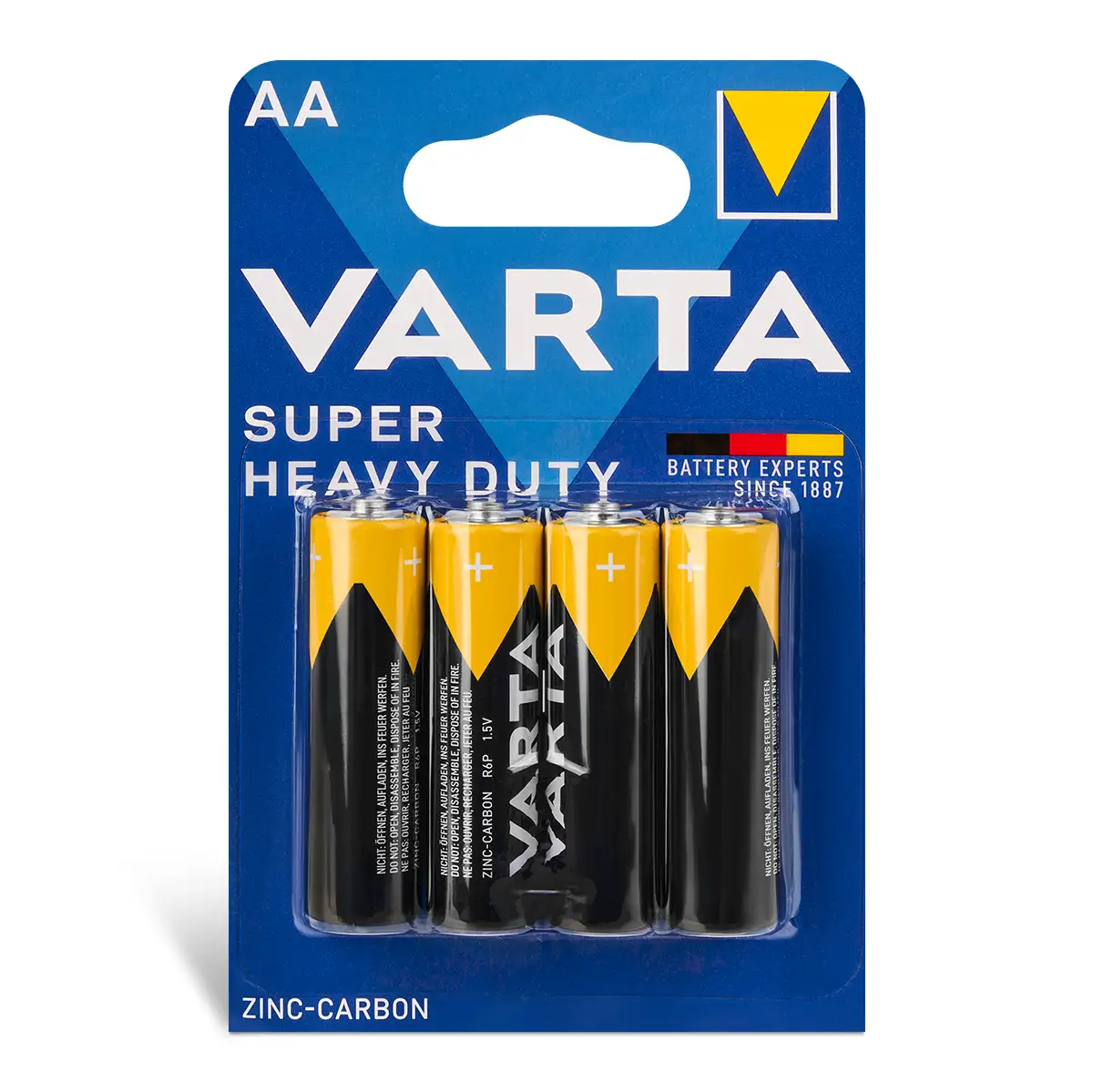 Varta Superlife Batterien 'Mignon AA', 1,5V, 4 Stück