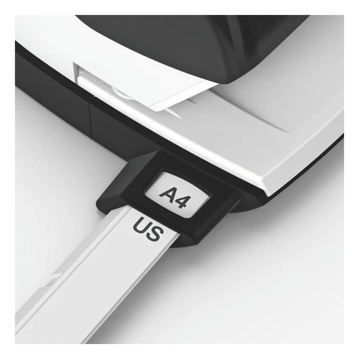 Leitz Bürolocher NeXXt - 30 Blatt, schwarz metallic
