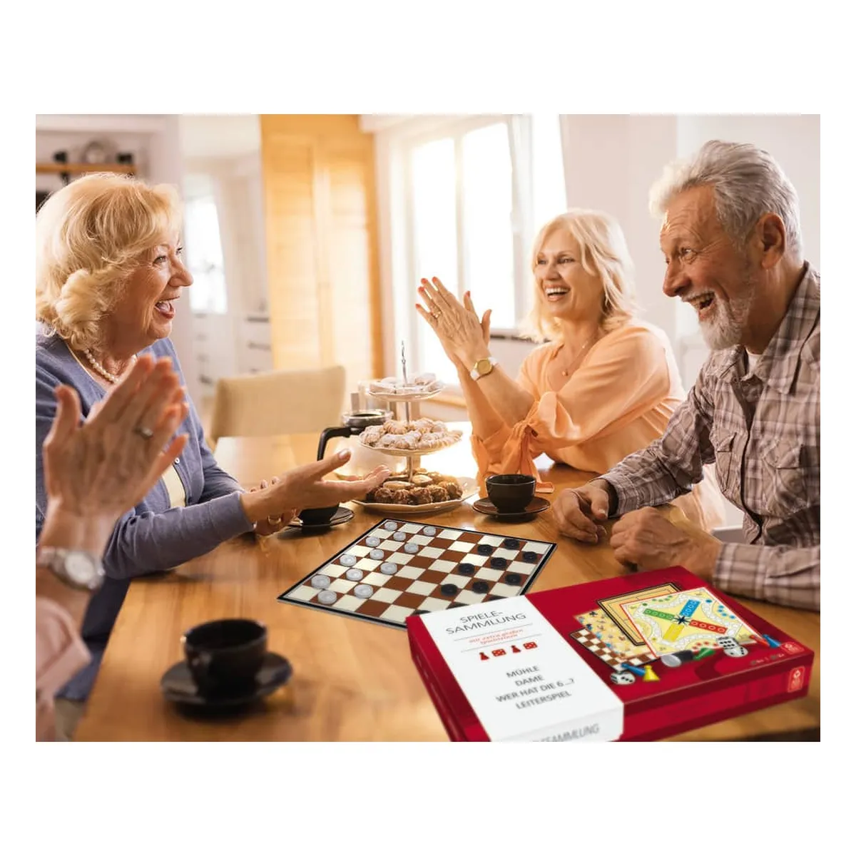 ASS Spielesammlung Senioren mit extra großen Spielsteinen