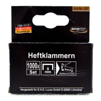 Heft Klammern 1000 x 8mm