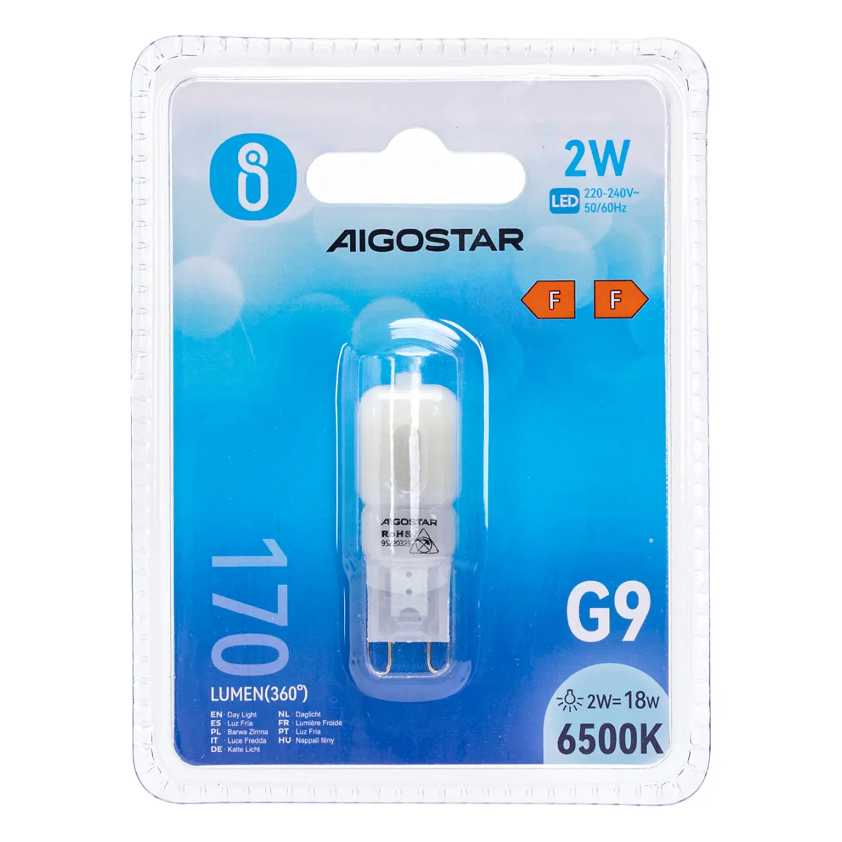 Aigostar LED 'Kompakt', 2,5W, G9 Aigostar LED 'Kompakt', 2,5W, G9