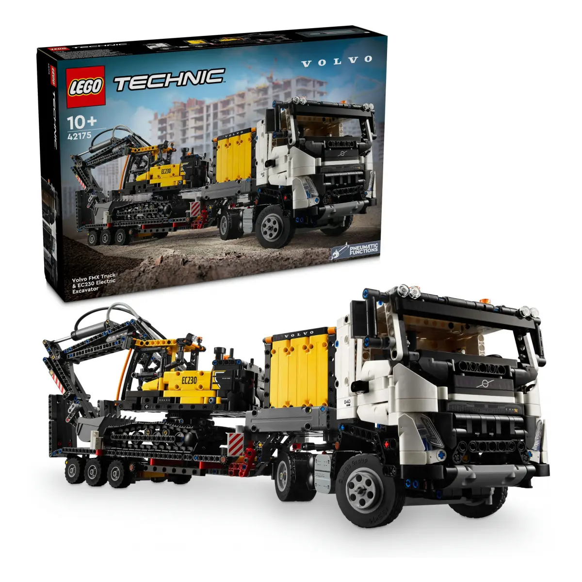 LEGO® Technic Volvo FMX LKW mit EC230 Electric Raupenbagger 42175