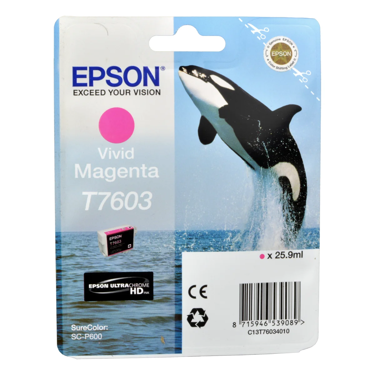 Epson Tinte C13T76034010  Vivid Magenta T7603