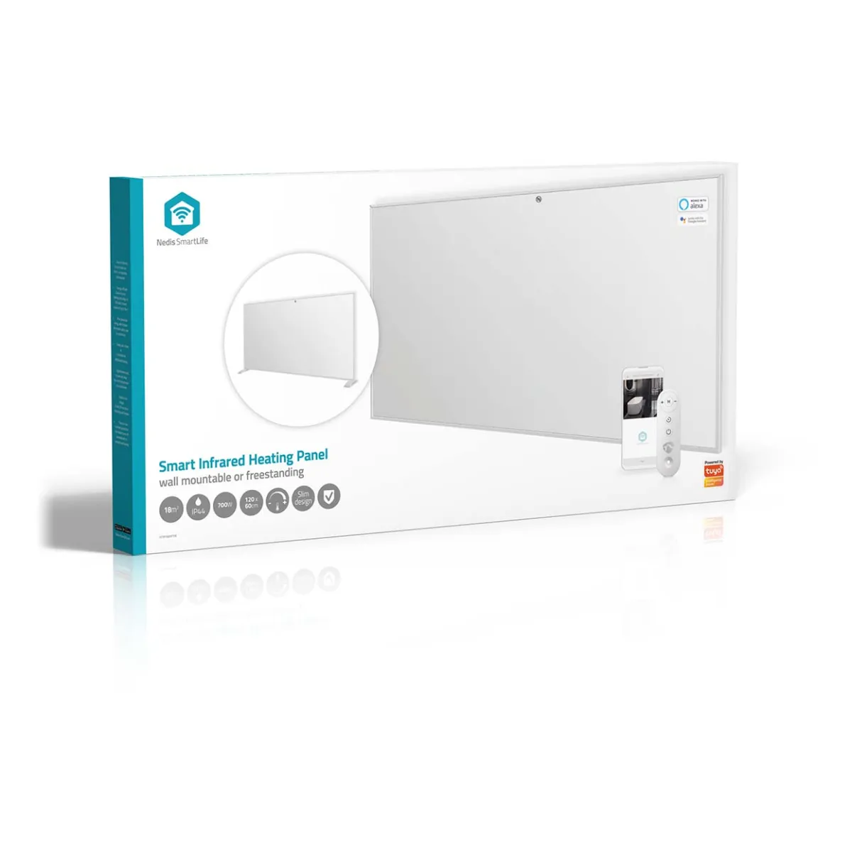 Nedis SmartLife Infrarot-Heizplatte 700 Watt