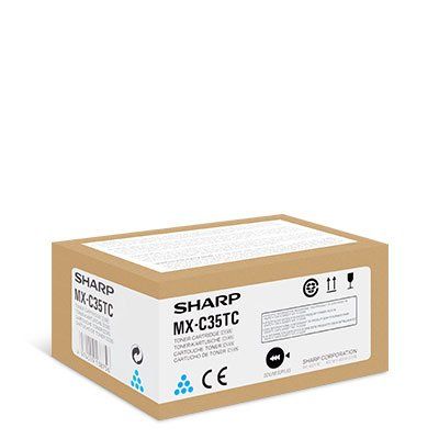 Sharp Toner 'MXC-35 TC' 'MXC-35 TC' cyan 6.000 Seiten