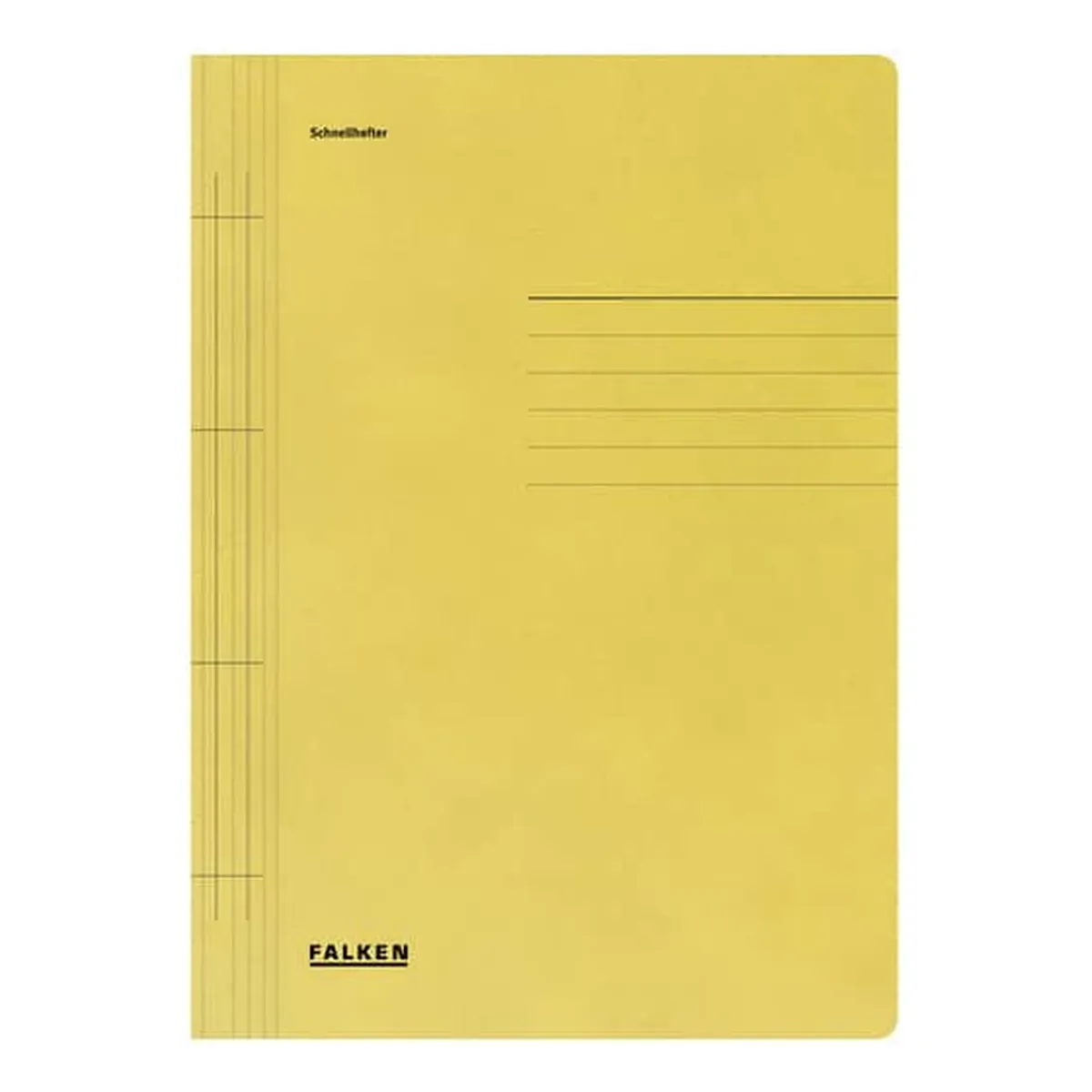 Falken Schnellhefter - A4, 250 Blatt, Manilakarton (RC), gelb