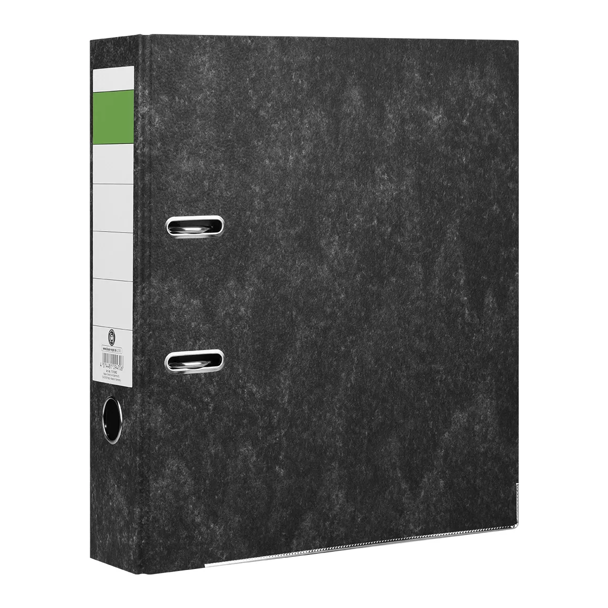 Ordner S80 Economy - A4, 8 cm, schwarz marmoriert