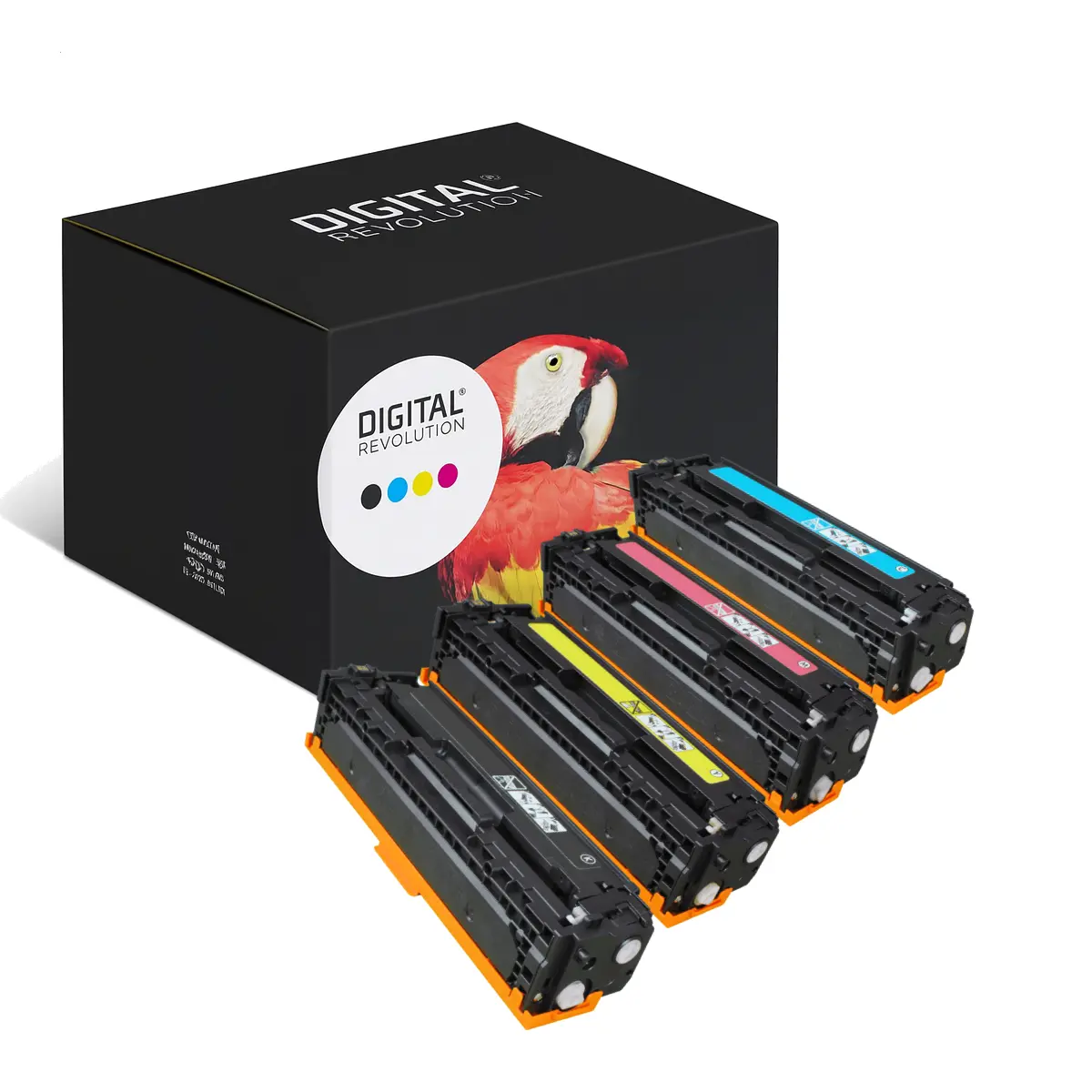 HP 128A - alternativ Toner MultiPack 'schwarz cyan magenta gelb' 5.900 Seiten - Digital Revolution