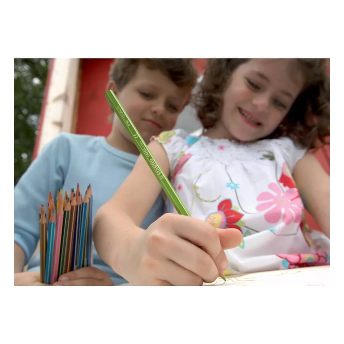 Stabilo Umweltfreundlicher Buntstift - GREENcolors - 12er Pack - mit 12 verschiedenen Farben