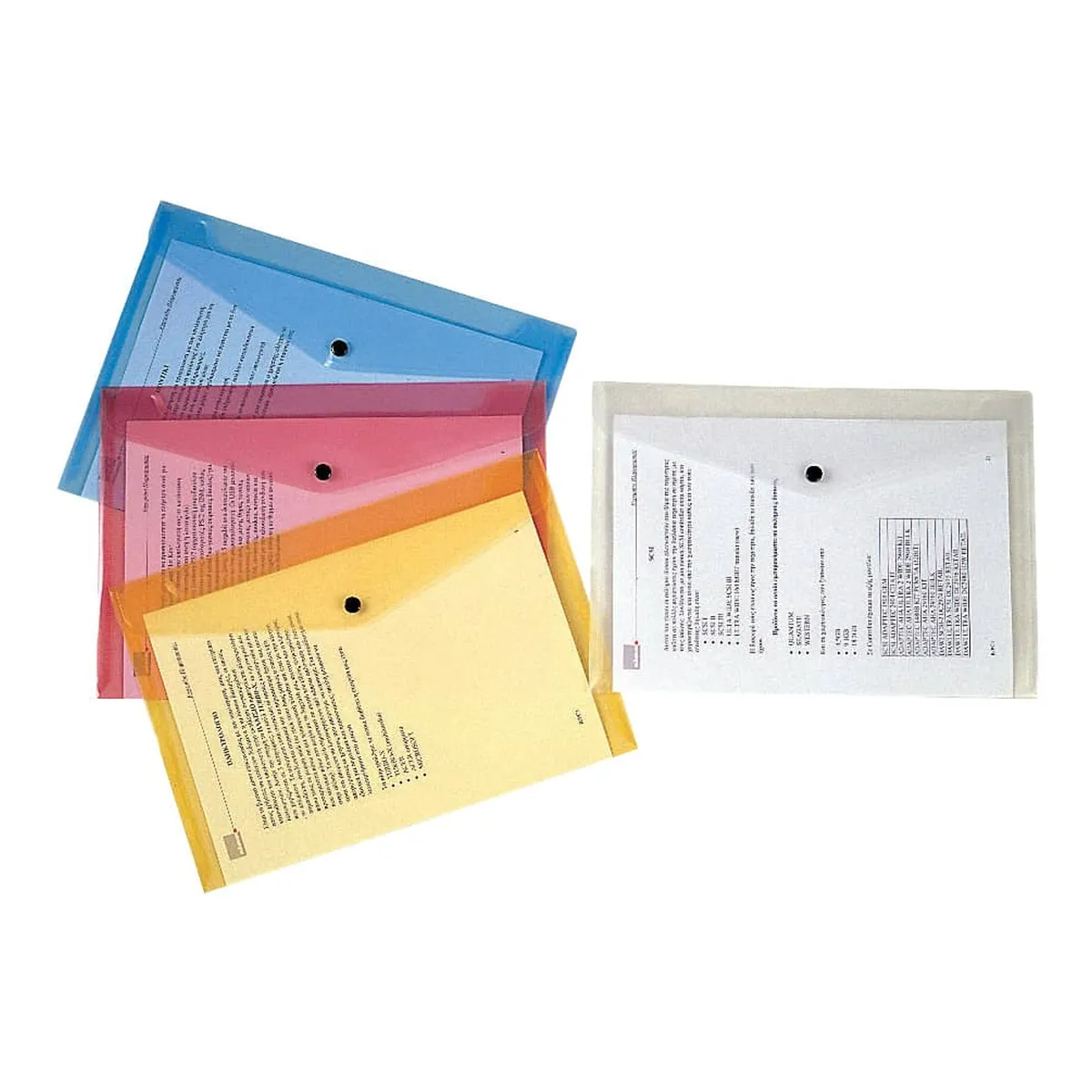 Q-Connect Dokumentenmappe - blau, A4 bis zu 50 Blatt