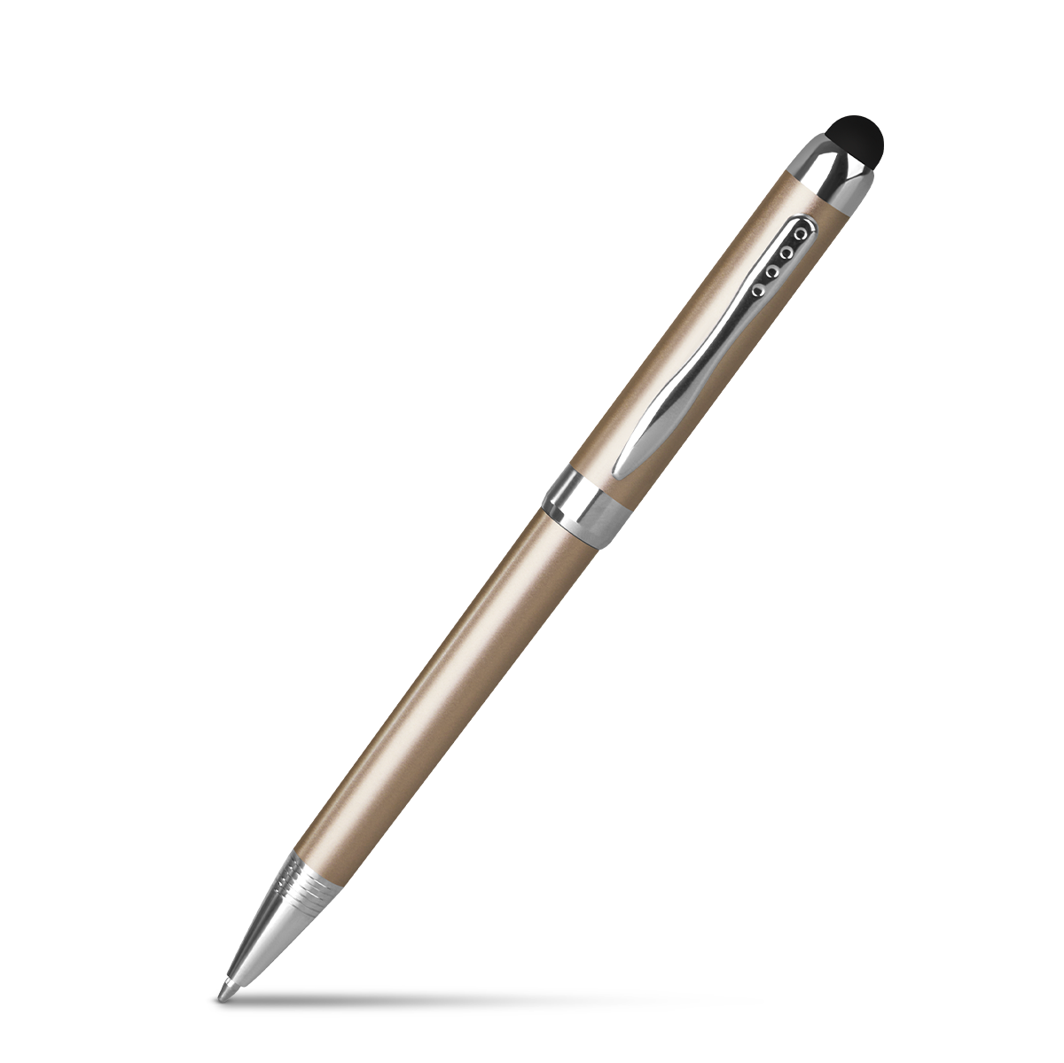 Stylus Kapazitiv + Kugelschreiber, gold