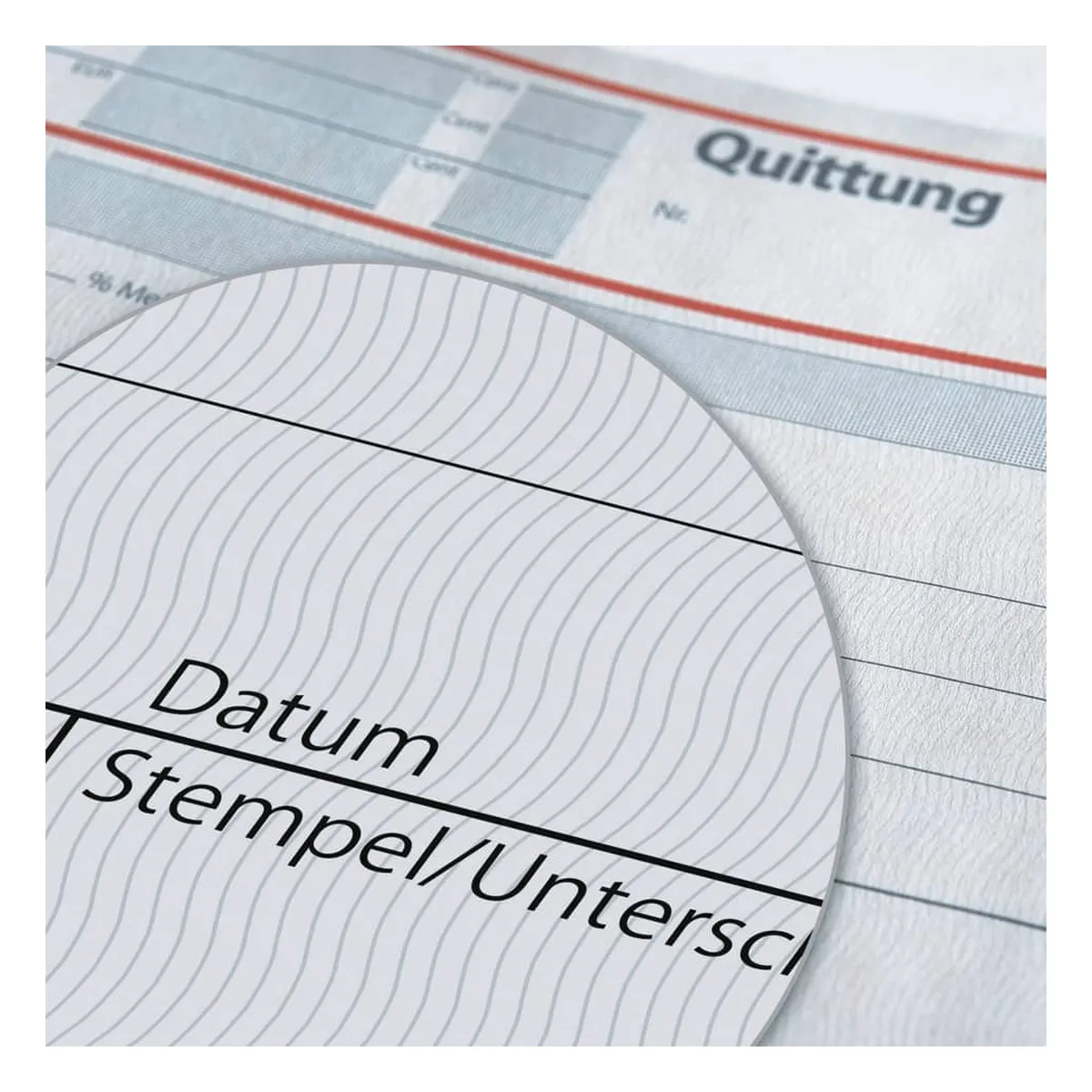 Sigel Quittungen mit Sicherheitsdruck - A6 quer, MP, 50 Blatt