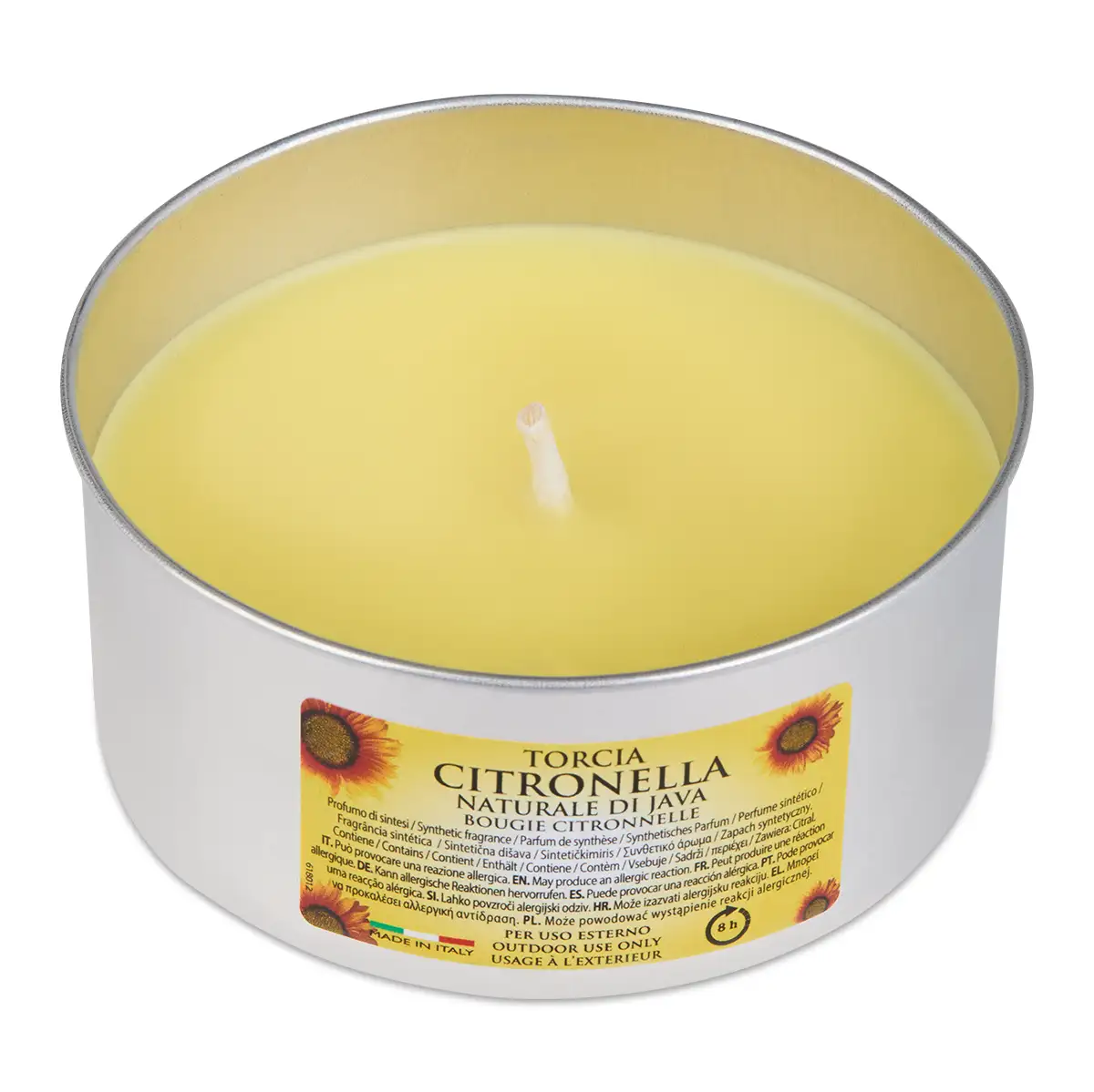 Citronella-Kerze in Alu-Dose 140g