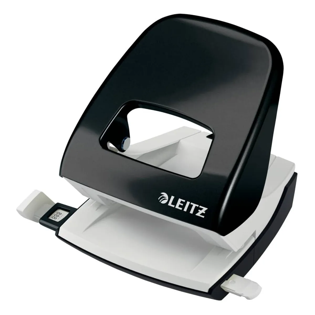 Leitz Bürolocher NeXXt - 30 Blatt, schwarz metallic