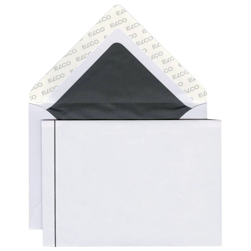 Briefumschlag Deuil - C6, hochweiß, gummiert, ohne Fenster, 100 g, 25 Stück