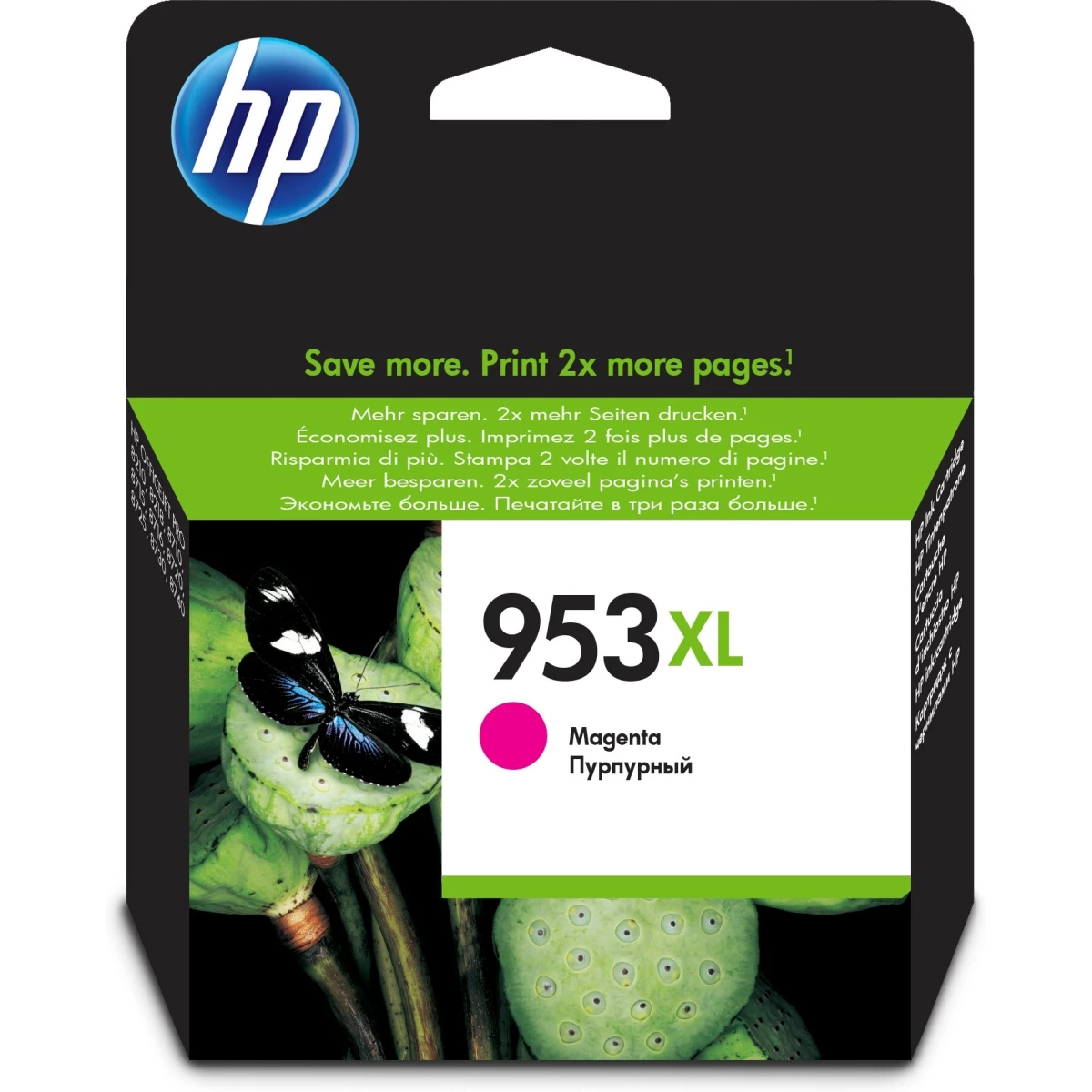 Druckerpatrone HP 953XL magenta 20 ml | 1.450 Seiten (F6U17AE)